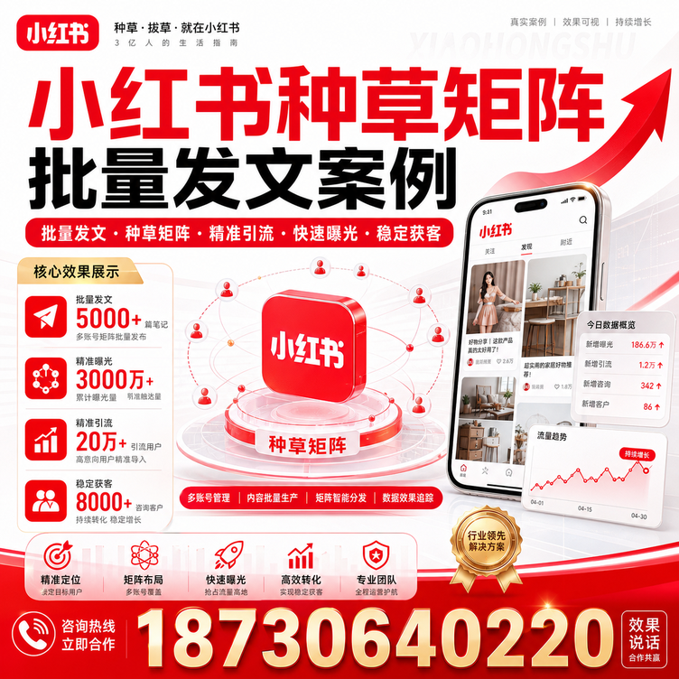 宜昌小红书种草矩阵批量发文案例