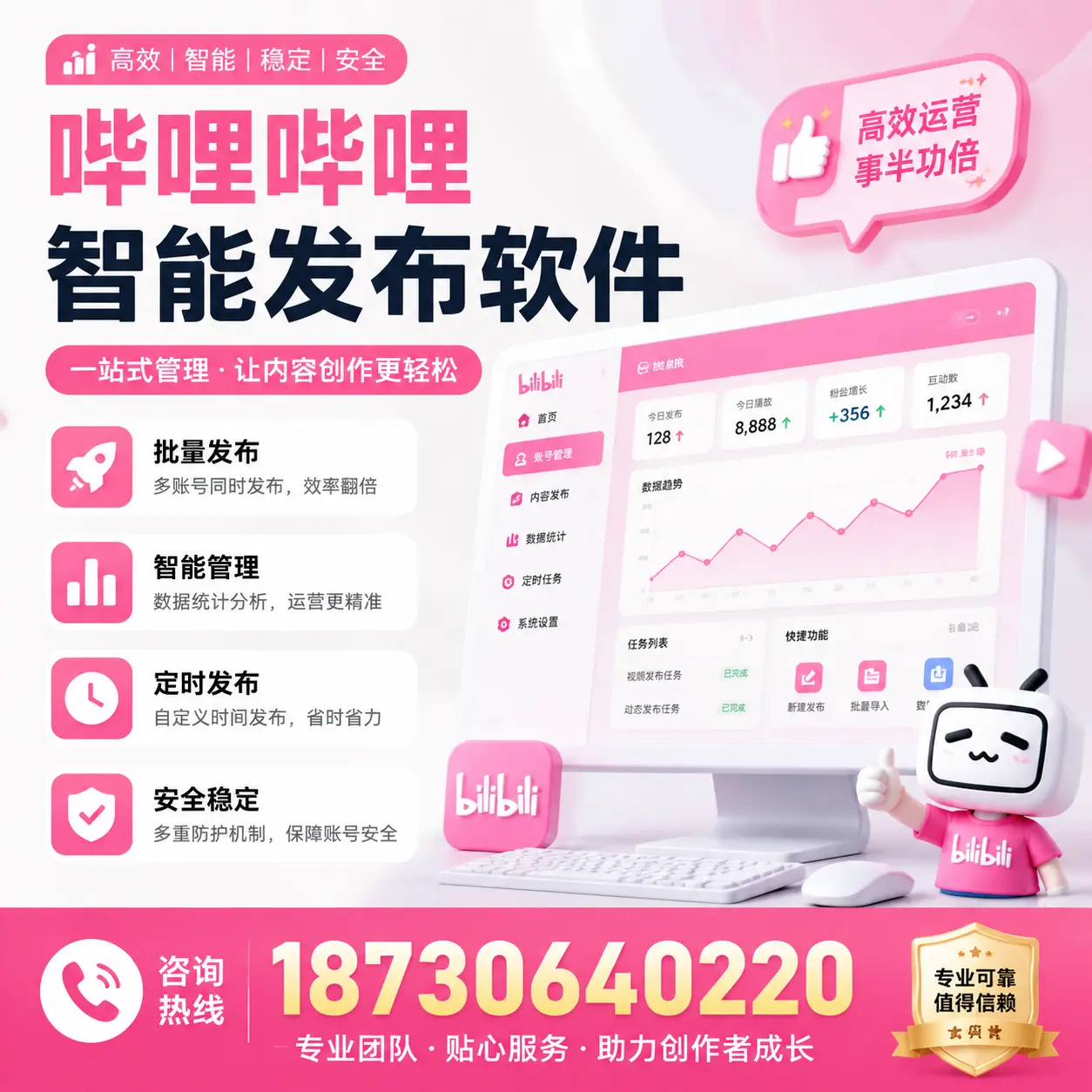 如何评估哔哩哔哩智能发布软件的ROI?宜昌 企业必读